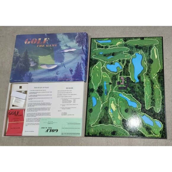 Golf The Game Board Game Man Cave Chance Trivia - Ready To Enjoy! VINTAGE 1995! - Picture 1 of 11